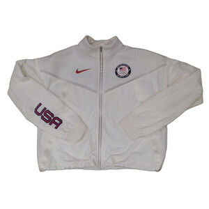 Nike United States Olympic Team USA 2020 Windrunner Jacket Women's Size Small